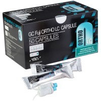 GC America Fuji Ortho LC 50-Capsule Package. Light-Cure Resin Reinforced Glass Ionomer Orthodontic Cement